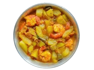 Frozen Lau Chingri Curry