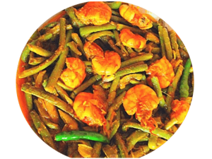 Frozen Loti Chingri Curry