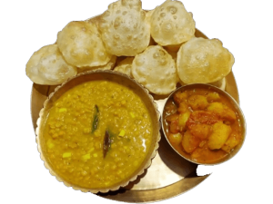 Frozen Luchi Vaji & Dal
