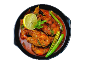 Plain Rice With Rohu Fish Vuna & Lal Shak