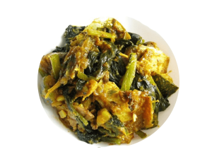 Frozen Pui Shak With Hilsha Head